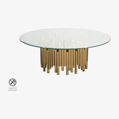 My Furniture Rubell Brass Coffee Table