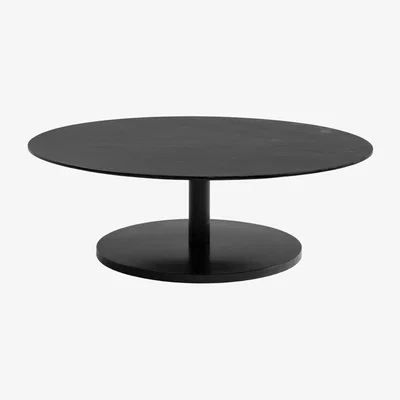 My Furniture Parker Black Marble Coffee Table