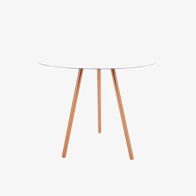 Made in Design Elle Coffee table - H 40,5 cm by XL Boom White/Copper