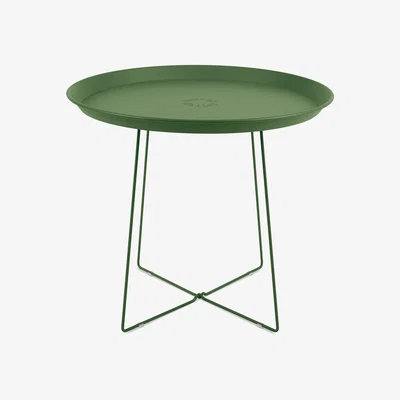 Made in Design Plat-o Coffee table - / Detachable top - Ø 56 x H 46 cm by Fatboy Green