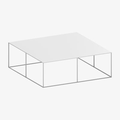 Made in Design Slim Irony Coffee table - 100 x 100 cm by Zeus White