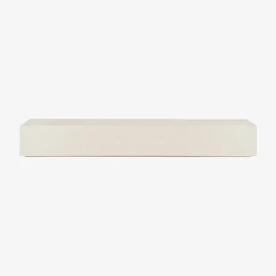 Made in Design Elements Low console composite material white / 220 x 45 x H 30 cm - Microcement - Ethnicraft
