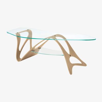 Made in Design Arabesco CM Coffee table glass / Carlo Mollino, 1949 - 129 x 53 x H 45 cm - Zanotta