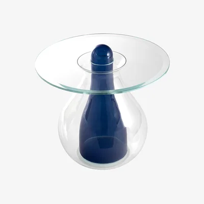 Made in Design Miya End table glass blue - Cappellini