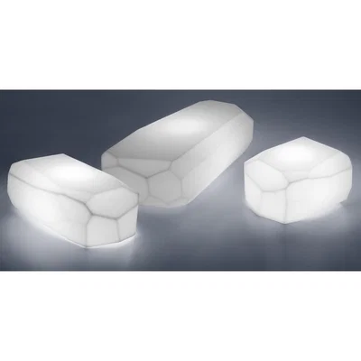 Made in Design Meteor Light Medium luminous coffee table - Medium by Serralunga White
