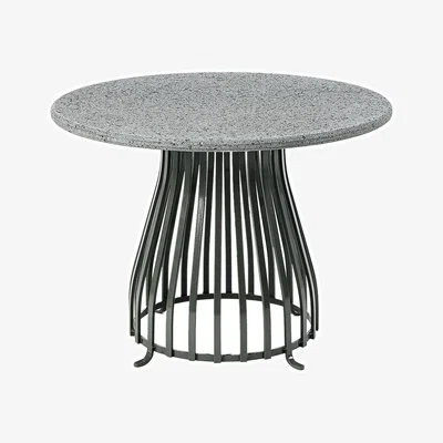 Made in Design Venexia Coffee table stone grey grey lava stone / Ø 60 x H 48 cm - Ethimo