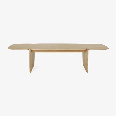 Made in Design PI Coffee table natural wood / 155 x 58 x H 38 cm - Solid oak - Ethnicraft
