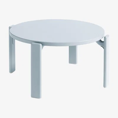 Made in Design Rey Coffee table - / By Bruno Rey x Dietiker, 1971 - Ø 66.5 x H 32 cm by Hay Blue