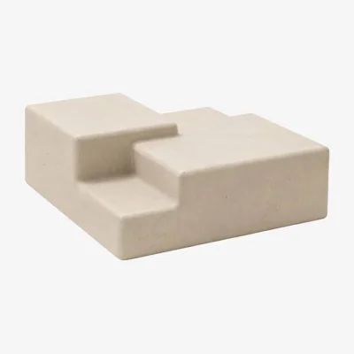 Made in Design Matrix Coffee table stone white / 72 x 72 cm x H 29 cm - Concrete - Mogg