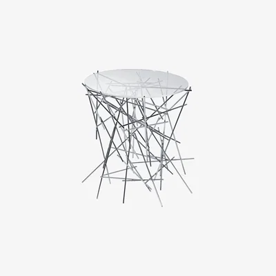 Made in Design Blow up Coffee table by Alessi Metal