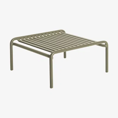 Made in Design Week-End Coffee table - / Small - 69 x 60 cm - Aluminium by Petite Friture Green