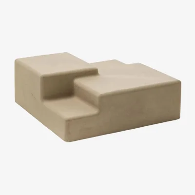 Made in Design Matrix Coffee table stone beige / 72 x 72 cm x H 29 cm - Concrete - Mogg