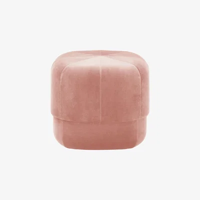 Made in Design Circus Small Pouf - Coffee table - Small - Ø 46 cm by Normann Copenhagen Pink
