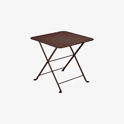 Made in Design Tom Pouce Coffee table - / 50 x 50cm by Fermob Brown