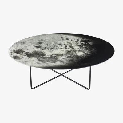 Made in Design My moon Coffee table - Ø 100 cm by Diesel with Moroso Black