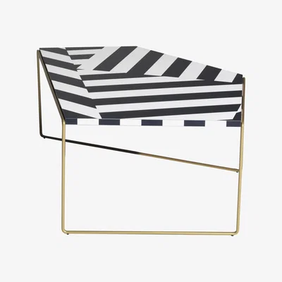 Made in Design Zagazig Coffee table - / 87 x 113 cm x H 47 cm by Driade Black