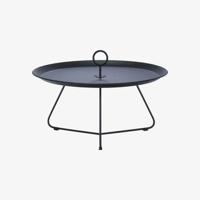 Made in Design Eyelet Large Coffee table - Ø 80 x H 35 cm by Houe Black