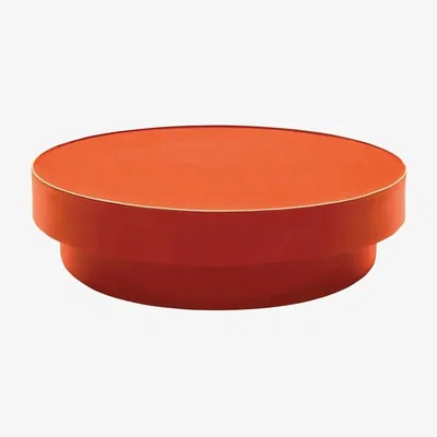 Made in Design Ta.Ba.Ce. Coffee table ceramic orange / Ø 90 x H 28 cm - Zanotta