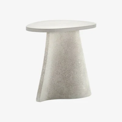 Made in Design Fossil Medium Coffee table stone white / 36 x 50 x H 42 cm - MDF Italia