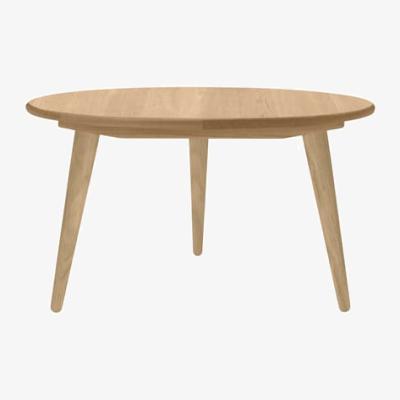 Made in Design CH008 Coffee table natural wood / Hans J. Wegner, 1954 - Ø 78 x H 53 cm - CARL HANSEN & SON