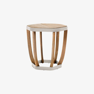 Made in Design Swing Small Coffee table - / 50 x 50cm by Ethimo Natural wood