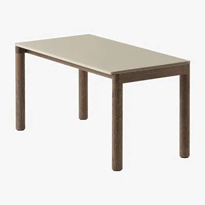 Made in Design Coffee table Couple ceramic / 84.5 x 40 x H 40 cm - Reversible stoneware tabletop - Muuto