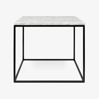 Made in Design Marble Coffee table - / Marble - 50 x 50 cm x H 45 cm by POP UP HOME White