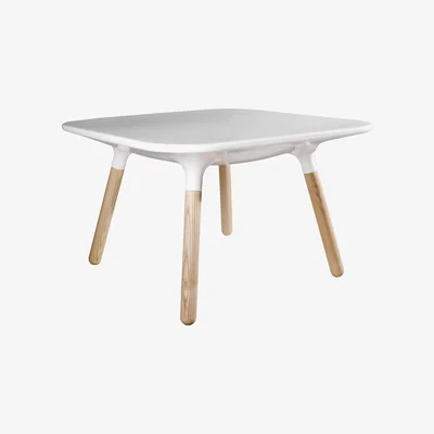 Made in Design Marguerite Coffee table - H 45 cm by Stamp Edition White