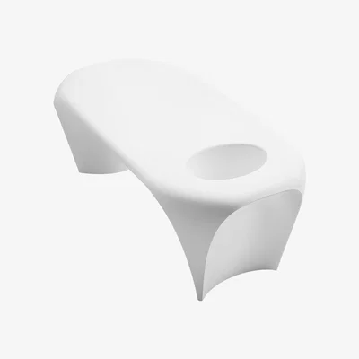 Made in Design Lily luminous coffee table - / LED RVB with ice container by MyYour White