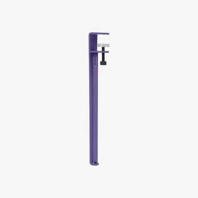 Made in Design Base, legs metal purple With vise attachment by Uchronia / H 43 cm - To create a coffee table or Bench - TIPTOE