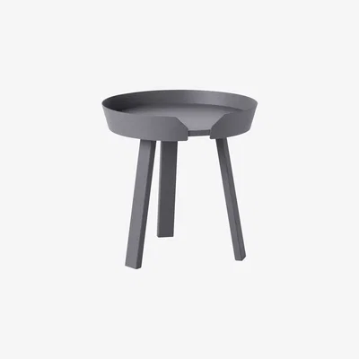 Made in Design Around Small Coffee table by Muuto Grey