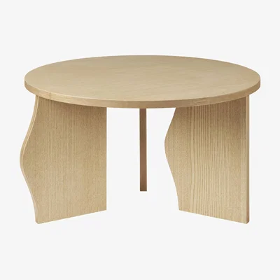 Made in Design Brook Coffee table natural wood / Ø 60 x H 35 cm - BROSTE COPENHAGEN