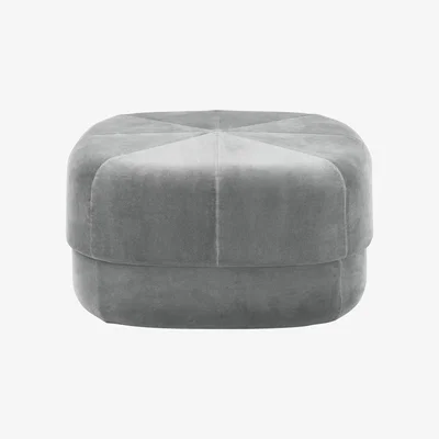 Made in Design Circus Large Pouf - Coffee table - Large - 65 x 65 cm by Normann Copenhagen Grey