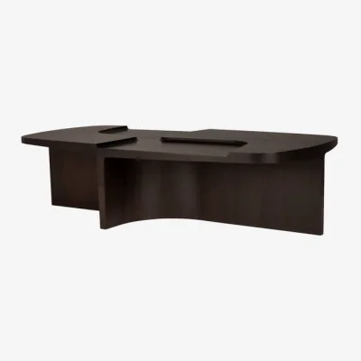 Made in Design Brutalist Coffee table wood brown / 143 x 75 x H 37 cm - Ethnicraft