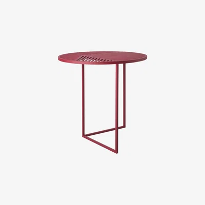 Made in Design Iso-A Coffee table - Ø 47 x H 44 cm by Petite Friture Red