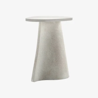 Made in Design Fossil Large Coffee table stone white / 36 x 50 x H 52 cm - MDF Italia