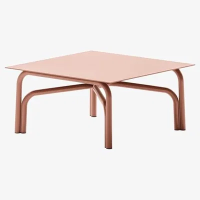 Made in Design Table basse Salo métal orange / 70 x 70 x H 35 cm - Unopiu