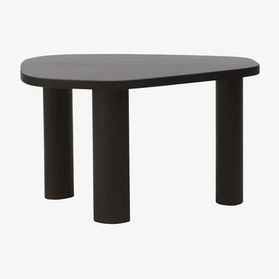 Made in Design Sculp Small Coffee table wood brown / 65 x 45.5 x H 39 cm - Normann Copenhagen