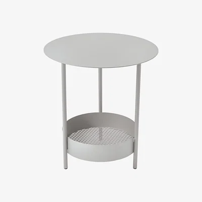 Made in Design Salsa Small table - Ø 50 x H 50 cm by Fermob Grey