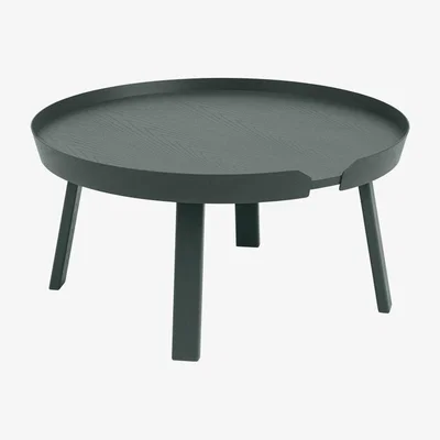 Made in Design Around Large Coffee table - / Ø 72 x H 37.5 cm by Muuto Green