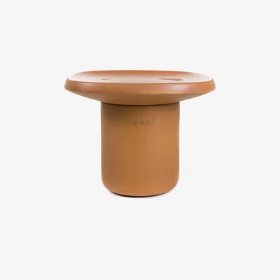 Made in Design Obon Coffee table - / Terracotta - 47 x 47 x H 37 cm by Moooi Brown