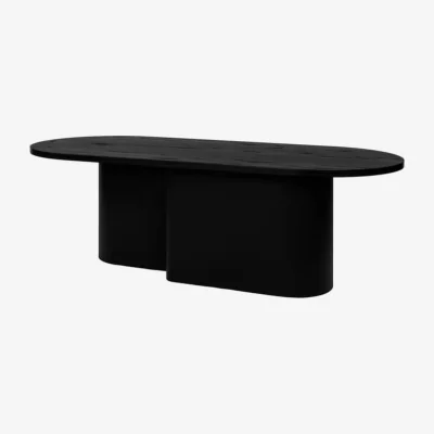 Made in Design Table basse Looi bois noir / 115 x 50 x H 37 cm - NOO.MA