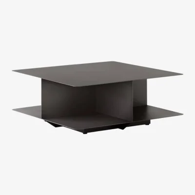 Made in Design Develius EV3 Coffee table metal grey / 89 x 89 cm - &tradition
