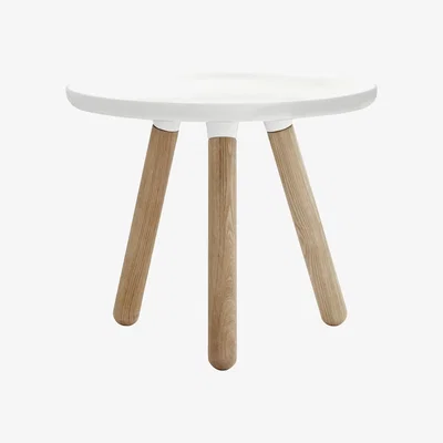 Made in Design Tablo Small Coffee table - Ø 50 cm by Normann Copenhagen White