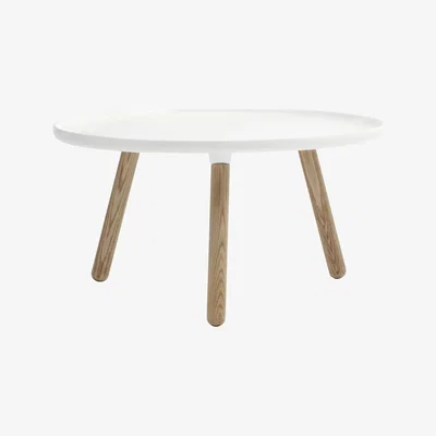 Made in Design Tablo Large Coffee table - Ø 78 cm by Normann Copenhagen White