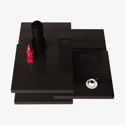 Made in Design Rotor Coffee table by Kristalia Black