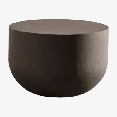 Made in Design Heiko 42 Coffee table ceramic grey / Ø 60 x H 40 cm - Gervasoni