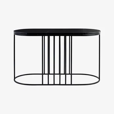 Made in Design Posea Coffee table - / Marble - L 80 x H 48 cm by Bolia Black