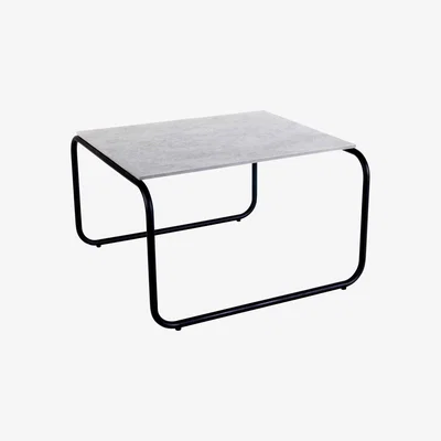Made in Design Yoso Small Coffee table - 54 x 54 x H 35 cm / Cement by XL Boom Grey/Black