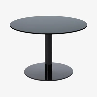 Made in Design Flash Coffee table glass black / Glass - Ø 60 x H 40 cm - Tom Dixon
